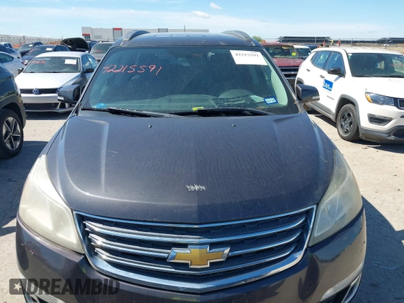 2015 Chevrolet Traverse LT with VIN 1GNKRHKDXFJ274152, listed as a IAAI auction lot 42215591 with 179,866 mi miles and . Bid and sale history available at DreamBid. Image 12.