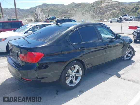2014 BMW 3 Series 328i with VIN WBA3C1C55EK108432, listed as a IAAI auction lot 41934089 with 1 mi miles. Bid and sale history available at carsss.com. Image 4.