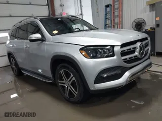 2021 Mercedes-Benz GLS with VIN 4JGFF5KEXMA393077, listed as a IAAI auction lot 41532654 with 54,459 mi miles. Bid and sale history available at carsss.com. Image 1.