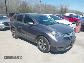 2017 Honda CR-V LX with VIN 7FARW5H33HE014039, listed as a IAAI auction lot 41830031 with 85,730 mi miles. Bid and sale history available at carsss.com. Image 1.