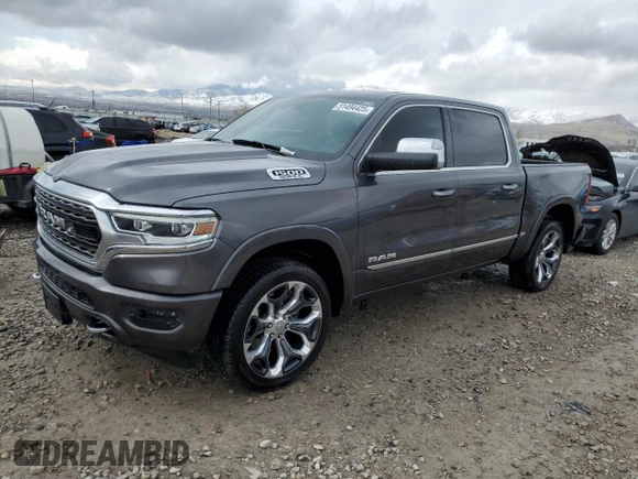 2019 Ram 1500 Limited z VIN 1C6SRFHT4KN561850, wystawiony jako Copart lot #51494425 z przebiegiem 74 897 mil mil oraz Szkoda całkowita • Salvage title. Historia ofert i sprzedaży dostępna na DreamBid. Obrazek 1.