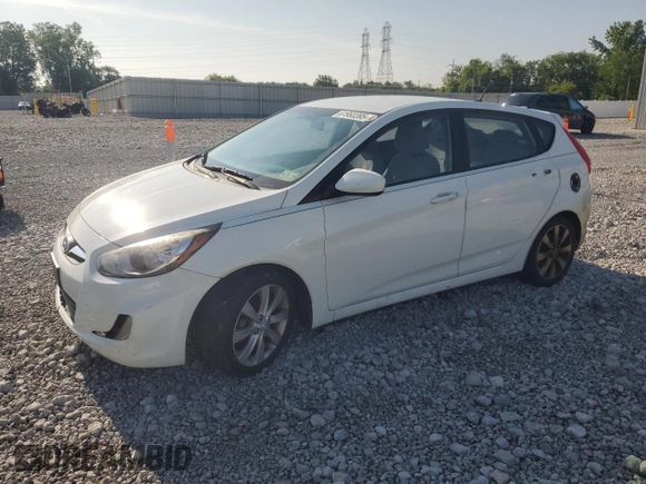 2012 Hyundai Accent SE with VIN KMHCU5AE4CU009351, listed as a Copart auction lot 61963395 with 138,384 mi miles and Clean title. Bid and sale history available at DreamBid. Image 1.
