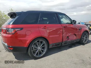 2018 Land Rover Range Rover Sport HSE with VIN SALWR2RV7JA189373, listed as a Copart auction lot 55762035 with 44,247 mi miles and Salvage title. Bid and sale history available at DreamBid. Image 3.