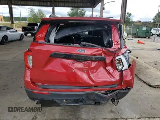 2023 Ford Explorer ST-Line with VIN 1FMSK7KH7PGA50423, listed as a Copart auction lot 73423344 with 25,136 mi miles and Salvage Title. Bid and sale history available at carsss.com. Image 6.