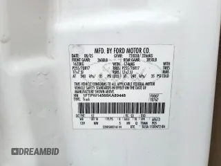 2006 Ford F-150 XLT z VIN 1FTPW14566KA89448, wystawiony jako Copart lot #50321345 z przebiegiem 180 896 mil mil oraz Szkoda całkowita • Salvage title. Historia ofert i sprzedaży dostępna na DreamBid. Obrazek 12.