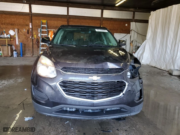 2016 Chevrolet Equinox LS with VIN 2GNFLEEK1G6197049, listed as a Copart auction lot 49169005 with 127,950 mi miles and Salvage Title. Bid and sale history available at carsss.com. Image 5.