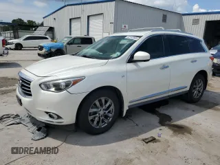 2015 Infiniti QX60 with VIN 5N1AL0MMXFC538815, listed as a Copart auction lot 62143805 with 84,910 mi miles and Salvage title. Bid and sale history available at DreamBid. Image 1.