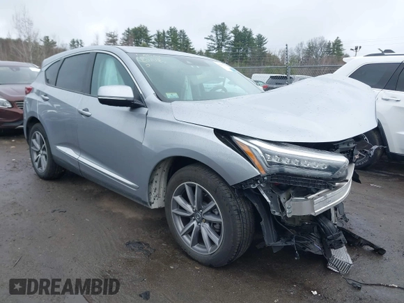 2021 Acura RDX w/Technology Package with VIN 5J8TC2H54ML028017, listed as a IAAI auction lot 42002171 with Not Provided miles. Bid and sale history available at carsss.com. Image 1.