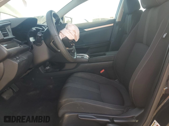 2019 Honda Civic LX with VIN 19XFC2F62KE202065, listed as a Copart auction lot 51545845 with Not Provided miles and Salvage Title. Bid and sale history available at DreamBid. Image 7.