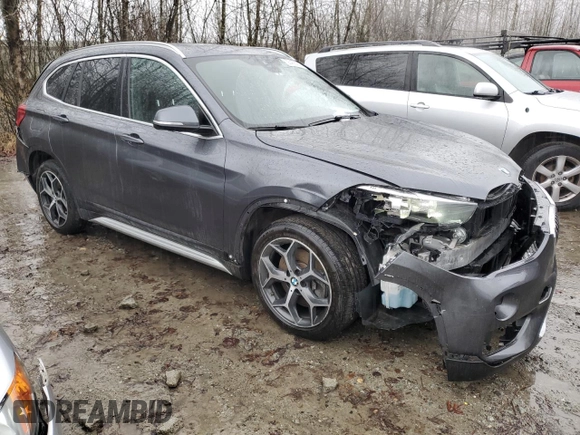 2019 BMW X1 xDrive28i with VIN WBXHT3C50K5L89928, listed as a Copart auction lot 36466153 with 25,297 mi miles. Bid and sale history available at carsss.com. Image 4.
