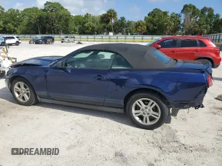 2010 Ford Mustang V6 with VIN 1ZVBP8EN5A5179046, listed as a Copart auction lot 50791365 with 104,588 mi miles and Salvage Title. Bid and sale history available at DreamBid. Image 2.