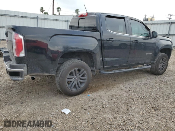 2020 GMC Canyon 2WD SLE with VIN 1GTG5CENXL1247286, listed as a Copart auction lot 44579615 with 54,364 mi miles and Salvage Title. Bid and sale history available at carsss.com. Image 3.