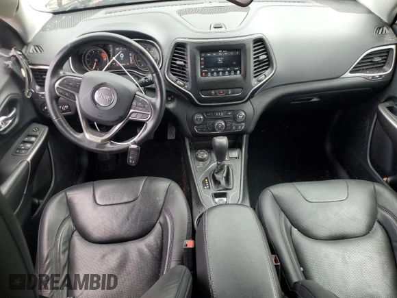 2021 Jeep Cherokee Latitude Lux with VIN 1C4PJMMXXMD103354, listed as a Copart auction lot 55296805 with 53,220 mi miles and Non repairable. Bid and sale history available at DreamBid. Image 8.