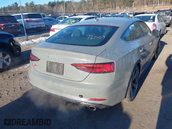 2019 Audi S5 Sportback Premium Plus z VIN WAUB4CF5XKA098739, wystawiony jako IAAI lot #41694587 z przebiegiem 34 595 mil mil oraz . Historia ofert i sprzedaży dostępna na DreamBid. Obrazek 16.