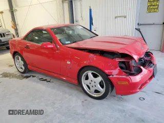 2000 Mercedes-Benz SLK 230 Kompressor with VIN WDBKK47F8YF150465, listed as a Copart auction lot 82610754 with 87,581 mi miles and Clean title. Bid and sale history available at DreamBid. Image 4.