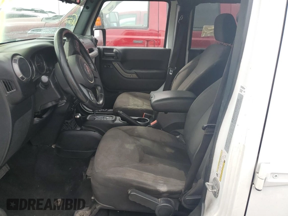 2018 Jeep Wrangler JK Unlimited Sport S with VIN 1C4BJWDG2JL809600, listed as a Copart auction lot 76384474 with 0 mi miles and Non Repairable. Bid and sale history available at carsss.com. Image 7.