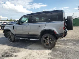 2023 Land Rover Defender X-Dynamic SE with VIN SALE2EEU3P2163192, listed as a Copart auction lot 71943644 with 5,868 mi miles and Salvage Title. Bid and sale history available at carsss.com. Image 2.