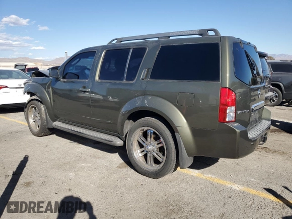 2005 Nissan Pathfinder SE with VIN 5N1AR18U15C728483, listed as a Copart auction lot 43479185 with 194,023 mi miles and Salvage Title. Bid and sale history available at carsss.com. Image 2.