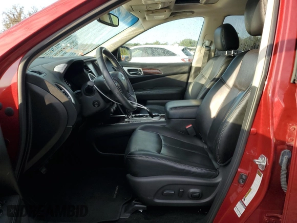 2015 Nissan Pathfinder Platinum with VIN 5N1AR2MN2FC697024, listed as a Copart auction lot 61791855 with 93,366 mi miles and Salvage title. Bid and sale history available at DreamBid. Image 7.