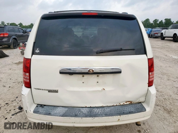 2008 Chrysler Town & Country Touring with VIN 2A8HR54P48R754428, listed as a Copart auction lot 57054175 with 124,211 mi miles and Salvage title. Bid and sale history available at DreamBid. Image 6.