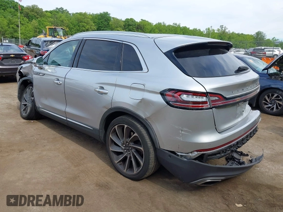 2019 Lincoln Nautilus Reserve with VIN 2LMPJ8LP5KBL32374, listed as a IAAI auction lot 42219316 with 48,276 mi miles and . Bid and sale history available at DreamBid. Image 3.