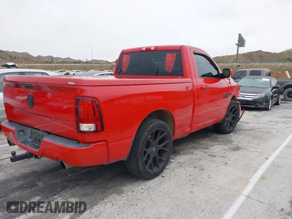 2014 Ram 1500 R/T with VIN 3C6JR6CT1EG226125, listed as a IAAI auction lot 41798376 with 156,874 mi miles. Bid and sale history available at carsss.com. Image 13.
