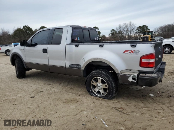 2005 Ford F-150 XLT z VIN 1FTPX04565KC60916, wystawiony jako Copart lot #89149785 z przebiegiem 114 162 mil mil oraz Czysty tytuł • Clean title. Historia ofert i sprzedaży dostępna na DreamBid. Obrazek 2.