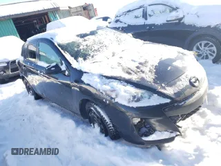 2013 Mazda 3 GX with VIN JM1BL1KF5D1768032, listed as a Copart auction lot 88045205 with 229,242 mi miles and Salvage Title. Bid and sale history available at carsss.com. Image 4.