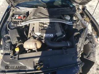 2015 Ford Mustang GT Premium with VIN 1FATP8FF0F5346845, listed as a Copart auction lot 84209444 with 114,369 mi miles and Salvage title. Bid and sale history available at DreamBid. Image 11.