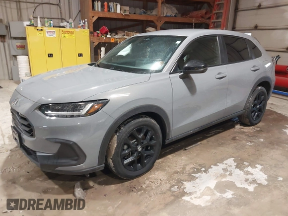 2024 Honda HR-V Sport with VIN 3CZRZ2H57RM750685, listed as a IAAI auction lot 41721920 with 28,554 mi miles. Bid and sale history available at carsss.com. Image 17.