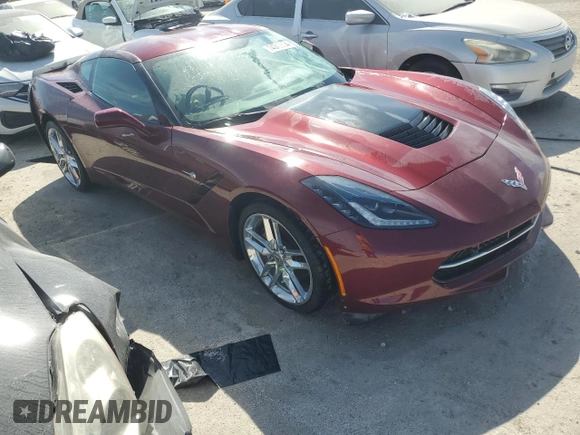 2019 Chevrolet Corvette 2LT with VIN 1G1YD2D78K5101540, listed as a Copart auction lot 74342804 with 0 mi miles and Salvage Title. Bid and sale history available at carsss.com. Image 4.