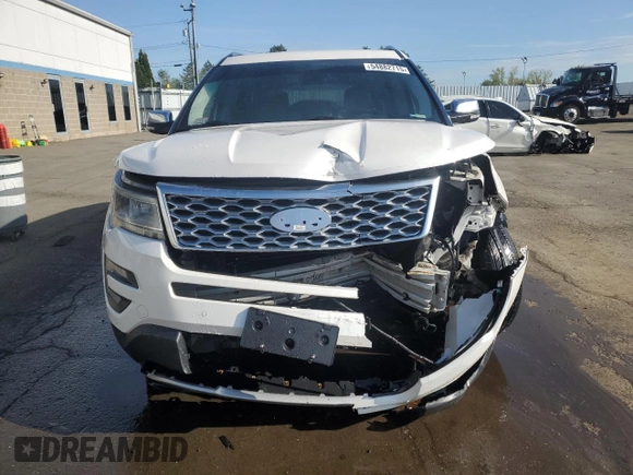 2016 Ford Explorer Platinum with VIN 1FM5K8HT8GGB25290, listed as a Copart auction lot 54882715 with 104,299 mi miles and Salvage Title. Bid and sale history available at DreamBid. Image 5.