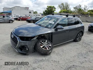2023 Audi Q5 S line Premium Plus with VIN WA1EAAFY5P2028438, listed as a Copart auction lot 53194624 with 9,668 mi miles and Salvage Title. Bid and sale history available at carsss.com. Image 1.