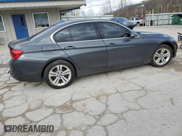 2018 BMW 3 Series 330i xDrive with VIN WBA8D9G54JNU68473, listed as a Copart auction lot 83262804 with 107,156 mi miles and Salvage Title. Bid and sale history available at carsss.com. Image 3.