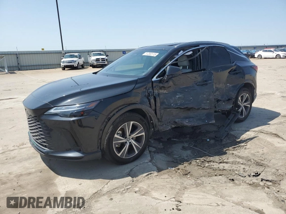 2023 Lexus RX 350 z VIN 2T2BAMBA8PC004652, wystawiony jako Copart lot #51260115 z przebiegiem 24 424 mil mil oraz Szkoda całkowita • Salvage title. Historia ofert i sprzedaży dostępna na DreamBid. Obrazek 1.