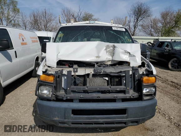 2013 Ford Econoline Cargo Commercial with VIN 1FTNE1EW8DDA30307, listed as a Copart auction lot 51963455 with 227,785 mi miles and Salvage Title. Bid and sale history available at DreamBid. Image 5.