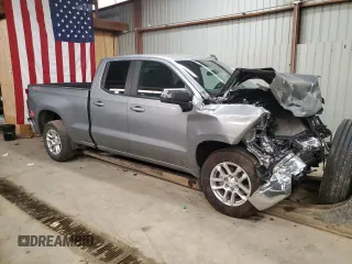2025 Chevrolet Silverado 1500 with VIN 1GCRKKEK8SZ153909, listed as a Copart auction lot 48710115 with Not Provided miles and Salvage Title. Bid and sale history available at DreamBid. Image 4.