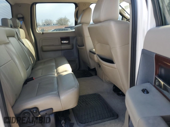 2008 Ford F-150 XLT with VIN 1FTPW12V68FC28864, listed as a Copart auction lot 50833495 with 154,615 mi miles and Salvage title. Bid and sale history available at DreamBid. Image 10.