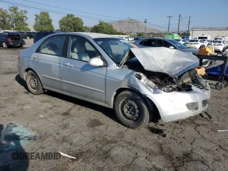 2008 Kia Spectra EX z VIN KNAFE122485540611, wystawiony jako Copart lot #56258515 z przebiegiem 197 475 mil mil oraz Szkody całkowita. Historia ofert i sprzedaży dostępna na DreamBid. Obrazek 4.