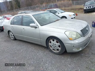 2002 Lexus LS 430 with VIN JTHBN30F620064173, listed as a IAAI auction lot 41434723 with 155,432 mi miles. Bid and sale history available at carsss.com. Image 1.