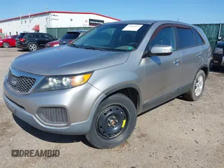 2012 Kia Sorento LX with VIN 5XYKTDA67CG282792, listed as a IAAI auction lot 41964825 with 175,654 mi miles. Bid and sale history available at carsss.com. Image 2.