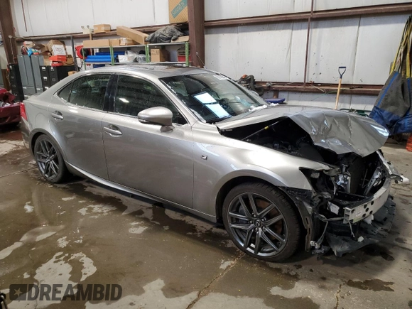 2017 Lexus IS 350 with VIN JTHCE1D25H5014408, listed as a Copart auction lot 88109545 with 63,699 mi miles and Salvage title. Bid and sale history available at DreamBid. Image 4.