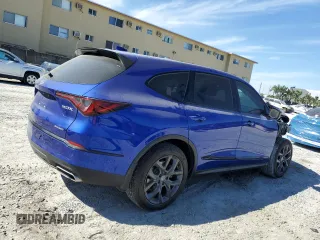 2023 Acura MDX w/A-Spec Package with VIN 5J8YE1H05PL012993, listed as a Copart auction lot 48741905 with 25,583 mi miles and Salvage Title. Bid and sale history available at carsss.com. Image 3.