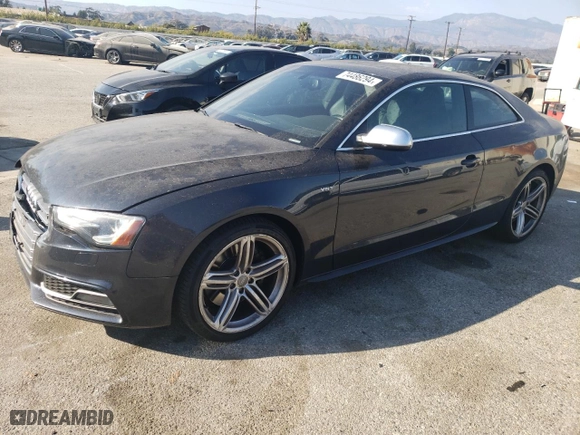 2013 Audi S5 Premium Plus with VIN WAUCGAFRXDA002226, listed as a Copart auction lot 74486294 with 91,878 mi miles and Salvage Title. Bid and sale history available at carsss.com. Image 1.