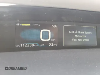 2016 Toyota Prius Four with VIN JTDKARFU8G3028030, listed as a Copart auction lot 53384575 with 112,238 mi miles and Salvage Title. Bid and sale history available at carsss.com. Image 9.