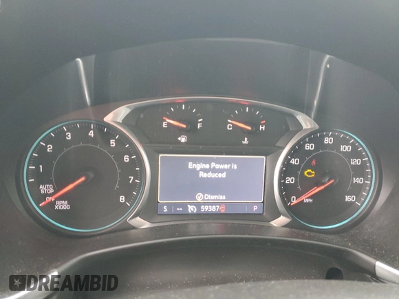 2019 Chevrolet Equinox Premier with VIN 3GNAXXEV9KS525865, listed as a Copart auction lot 51270795 with 59,387 mi miles and Salvage Title. Bid and sale history available at DreamBid. Image 9.