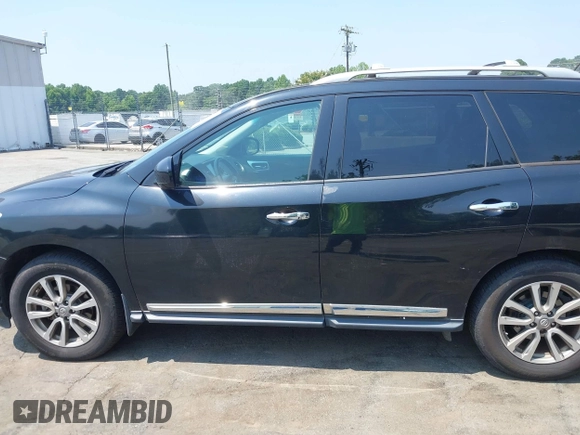 2015 Nissan Pathfinder SL with VIN 5N1AR2MM5FC684405, listed as a IAAI auction lot 42594415 with 130,691 mi miles and . Bid and sale history available at DreamBid. Image 14.