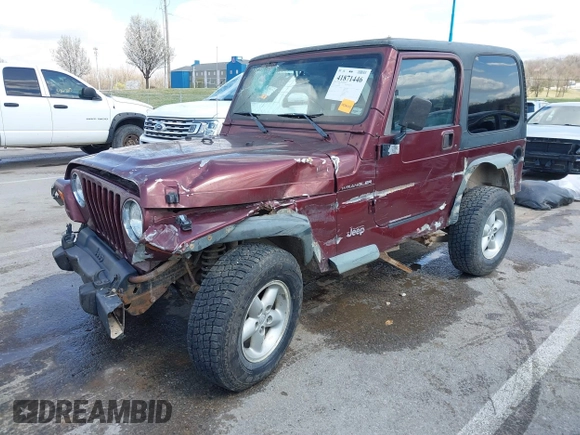 2001 Jeep Wrangler SE с VIN 1J4FA29P21P300094, выставлен на аукционе IAAI как лот 41871446 с пробегом 125 098 миль миль и . История ставок и продаж доступна на DreamBid. Изображение 2.