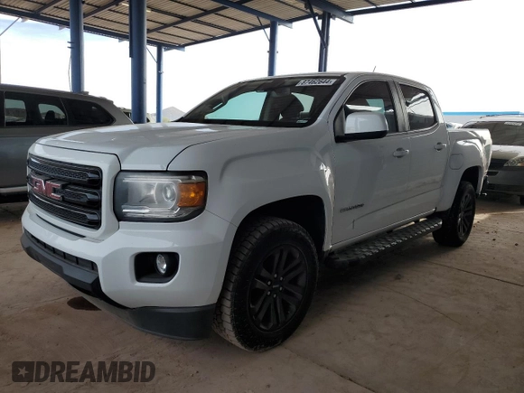 2020 GMC Canyon 2WD SLE with VIN 1GTG5CEN7L1248802, listed as a Copart auction lot 87462644 with 93,032 mi miles and Salvage Title. Bid and sale history available at carsss.com. Image 1.