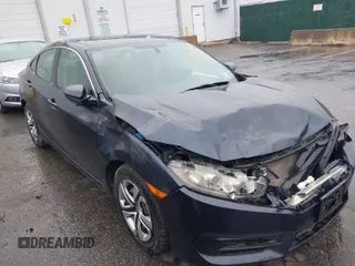 2016 Honda Civic Sedan LX with VIN 19XFC2F59GE005604, listed as a IAAI auction lot 41977450 with 87,721 mi miles. Bid and sale history available at carsss.com. Image 1.